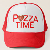 Pizza Time Trucker Hats Trucker Pet (Voorkant)
