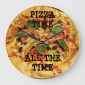 Pizza Time Wall klok (Voorkant)