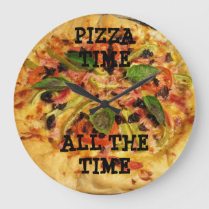 Pizza Time Wall klok