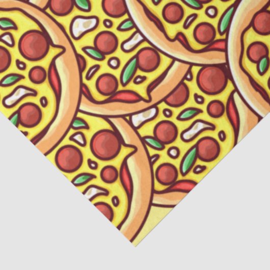 Pizza Tissuepapier (Detail)