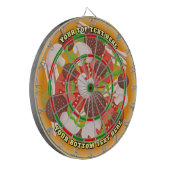 Pizza Top Dartbord (Voorkant Links)