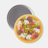 Pizza Top Magnet (Voorkant / Achterkant)