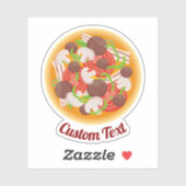 Pizza Top Sticker (Vel)