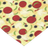 Pizza Toppings Pattern Tafelkleed (Gekanteld)