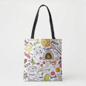 Pizza  tote bag (Voorkant)