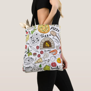 Pizza tote bag
