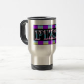 Pizza Travel Mug Reisbeker (Voorkant links)