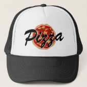 Pizza trucker hoed | Aangepaste hoofddeksels Trucker Pet (Voorkant)