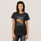 Pizza True Love Pizza is mijn Valentijn V Day Funn T-shirt (Voorkant volledig)