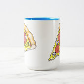 Pizza Tweekleurige Koffiemok (Center)