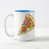 Pizza Tweekleurige Koffiemok (Links)