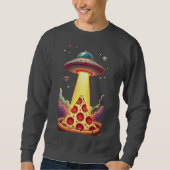 Pizza UFO-ontvoering Trui (Voorkant)
