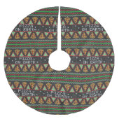 Pizza Ugly KerstSweater Kerstboom Rok (Voorkant)