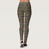 Pizza Ugly KerstSweater Leggings (Achterkant)