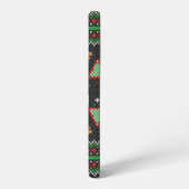 Pizza Ugly KerstSweater Samsung Galaxy Hoesje (Linkerkant)