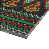 Pizza Ugly KerstSweater Snijplank (Hoek)