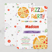 Pizza uitnodiging (Voorkant / Achterkant)