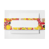 Pizza Uitnodigingen Wikkel (Voorkant Voorbeeld)