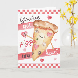 Pizza Valentijns Fun - Je hebt een Pizza Hart Kaart