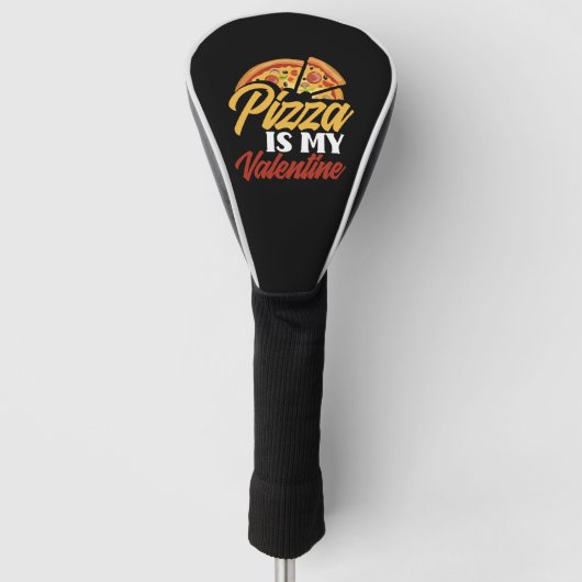 Pizza Valentijnsdag Golfheadcover (Voorkant)