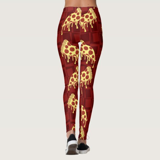 Pizza van de Plak Leggings (Achterkant)