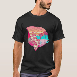 Pizza Vaporwave Retro Esthetisch T-shirt