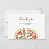 Pizza Verjaardag Bedankkaart (Voorkant)
