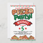 Pizza Verjaardag Kaart (Voorkant)