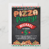 Pizza Verjaardag Kaart (Voorkant)