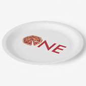 Pizza Verjaardag Papieren Bordje (Gekanteld)
