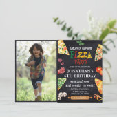 Pizza Verjaardagsfeest Kaart (Staand voorkant)