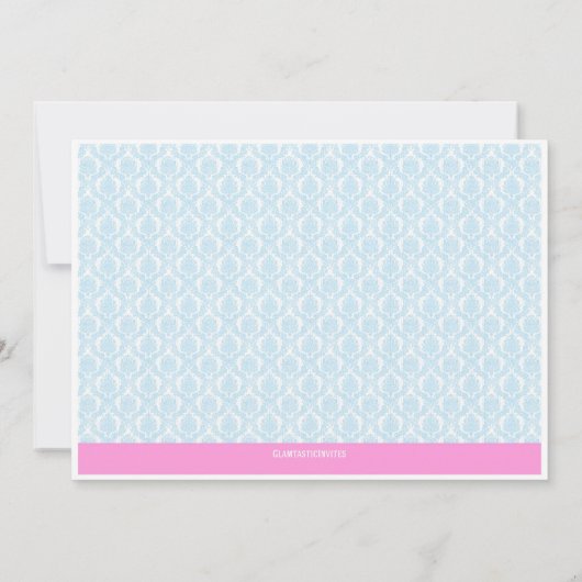 Pizza verjaardagsfeest uitnodiging, pizza uitnodig kaart (Achterkant)