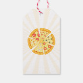 Pizza Verjaardagsfeestje Label Label Cadeaulabel (Achterkant)