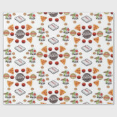 Pizza verpakking glanzend papier (Vlak)