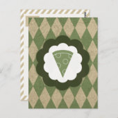 pizza vintage briefkaart (Voorkant / Achterkant)