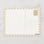 pizza vintage briefkaart (Achterkant)