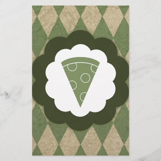 pizza vintage briefpapier (Voorkant)