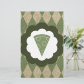 pizza vintage briefpapier (Staand voorkant)