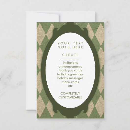 pizza vintage kaart (Achterkant)