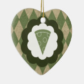 pizza vintage keramisch ornament (Rechts)