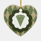 pizza vintage keramisch ornament (Voorkant)
