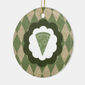 pizza vintage keramisch ornament (Links)