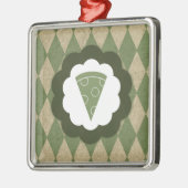 pizza vintage metalen ornament (Links)