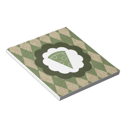 pizza vintage notitieblok (Schuin)