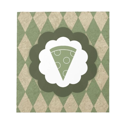 pizza vintage notitieblok (Voorkant)