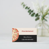 Pizza Visitekaartje (Staand voorkant)