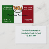 Pizza Visitekaartjes (Voorkant / Achterkant)