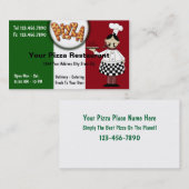 Pizza Visitekaartjes (Voorkant / Achterkant)