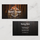  Pizza visitekaartjes (Voorkant / Achterkant)