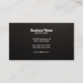 Pizza visitekaartjes (Achterkant)